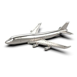 boeing 747 aeronave colgante pendiente avión b737 vías respiratorias aerolínea aire 737 800 comercial a320 700 aerobús colgantes oro joyería joya línea boing747 3d print model - Mito3D