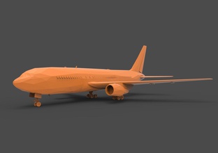 boeing 767 737 400 interior cockpit generic airline airplane jet aircraft air passenger airliner business plane commercial jetliner vray 3d hobby diy automotive 3d print model - Mito3D