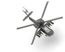boeing ah 64 apaçi askeri teknoloji uçak helikopter pervane oyunlar oyuncaklar oyun aksesuarlar 3d print model - Mito3D
