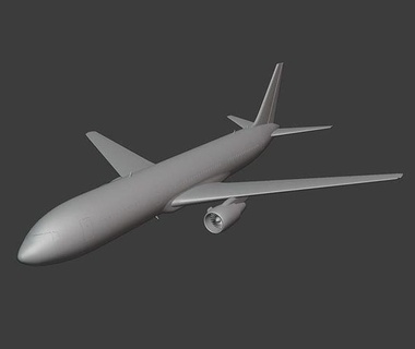 Boeing b767 300er uçak jet ticari hava Yolları jetliner 300 hobi kendin yap 3d print model - Mito3D