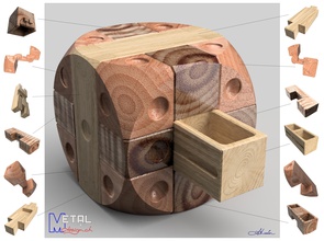 boite segredos jogos-brinquedos quebra-cabeça a caixa segredo jeu jogos brinquedos de 3d print model - Mito3D