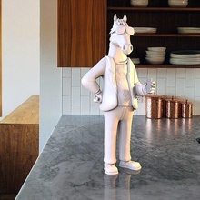 bojack cavalier séries télévisées sculpture objets collection décoration art animaux statue animations personnages jeux jouets 3d print model - Mito3D