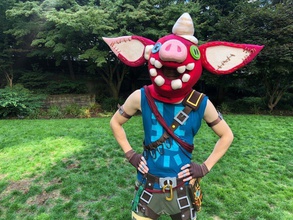 bokoblin eyes mask botw breath wild cosplay cosplayer climbing gear link kilton monster zelda button buttons fashion head game gaming 3d print model - Mito3D