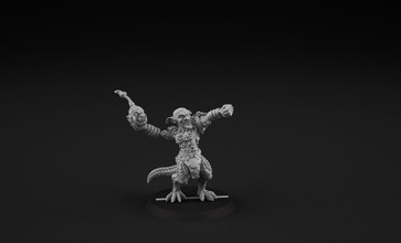 bomb-goblin games-toys fantasy football nurgle goblin 28mm 32mm blood bowl sla dlp plate creature monster rpg game games toys accessories 3d print model - Mito3D