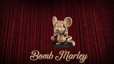 bomb marley player fantasy football toy game miniature 3d 3dsculpture amouseorchestra gametoys miniatures mouse bloodbowl gamers play games toys board 3d print model - Mito3D