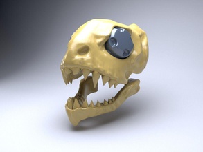 osso ombros skyforge hobby-diy crânio a arte dente brinquedo esqueleto mandíbula armadura pauldron jogo cosplay hobby diy outros 3d print model - Mito3D