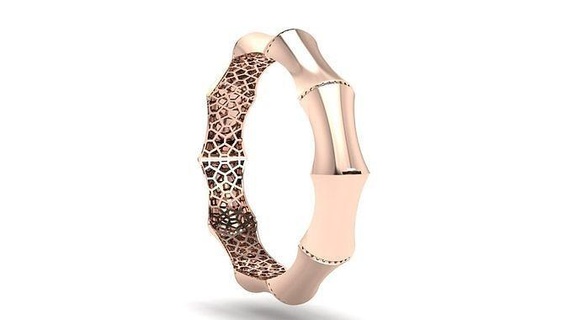 os bracelets 22k bijoux or imprimable bijou mode goujat mariage bague Collier beauté solitaire engagem diamant gemme brillant engagement 3d print model - Mito3D