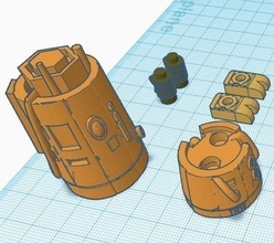 kitap of boba fett gonk star savaşlar bilimkurgu yabancı kurgu dünya dışı droid hobi kendin yap robotik 3d print model - Mito3D