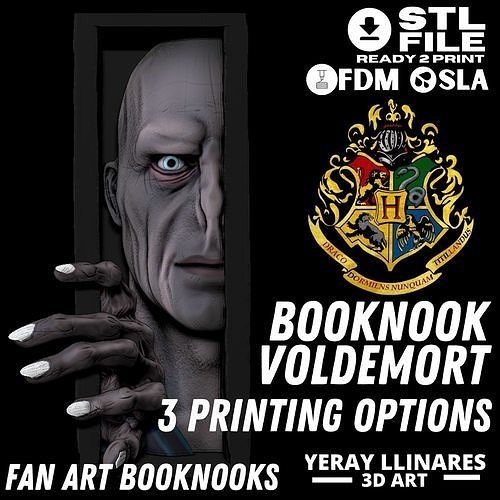 kitap kuytu Voldemort Harry çömlekçi Evren heykeltıraş 3d sanatçı modelleme baskı koleksiyon ev dekor fantezi yetenek ustalık büyülü meraklı indir Yazdır Sanat heykeller 3D print model - Mito3D