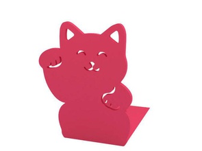 bookend cat kitty cute home house kitchen dining 3d print model - Mito3D