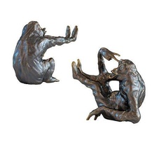 bookend monkey 3d print kare animal design 3dprint art sculptures 3d print model - Mito3D