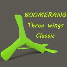 boomerang three wings classic frisbee fly game summer holiday airplane games toys 3d print model - Mito3D