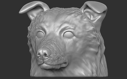 sınır Collie köpek baş 3d baskı Işaretçi yavrusu hayvan Bernese daksund aziz bernard Newfoundland rottweiler Pitbull çoban Almanca dane Chihuahua bulldog Labrador gemi Sanat heykeller 3d print model - Mito3D