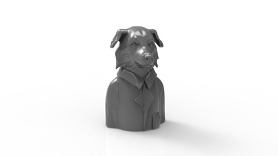 border collie pandemic researcher dog k9 puppy furry anthro game peice anthropomorphic season legacy chess boardgame games toys accessories 3d print model - Mito3D