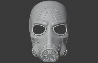 borderlands 3 psycho mask borderlands3 borderlands2 gearbox helmet krieg tinytina hyperion handsomejack cosplay games toys game accessories 3d print model - Mito3D