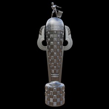 borg warner trofeo escultura campeón competencia impresión arte esculturas 3d print model - Mito3D