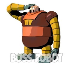 patron robot borot mascotte sci dessin animé illustration cyborg personnage gonagai mazinga goldrake superrobot bossrobot manga anime japon jouets jeux 3d print model - Mito3D