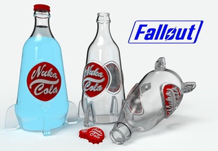 bottle nuca-cola cap 3d model printing bottle nuka cola nuka cola bottle nuka cola fallout model 3d printing game toy diy drink liquid game toy maintenance soda games toys games toys accessories game accessories