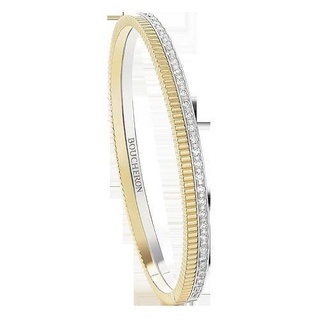 boucheron braccialetto radiante bangel bouchron oro diamante gioielleria bracalte single braccialetti 3d print model - Mito3D