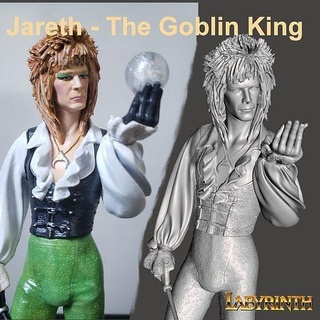 bowie goblin king sparx labyrinth jareth music david art sculptures 3d print model - Mito3D