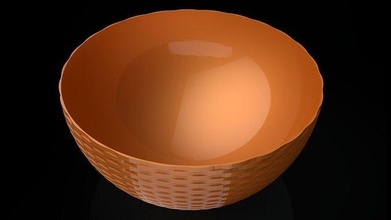 tigela h cobre panela impressão imprimível decoração talheres utensílios domésticos vaso cozinha copo interior projeto prato acessórios cerâmica casa 3d print model - Mito3D