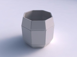 ciotola cilindrico piatti enormi casa enorme piastre arredamento 3d print model - Mito3D