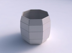 ciotola cilindrico piatti di grandi dimensioni casa grande piastre arredamento 3d print model - Mito3D