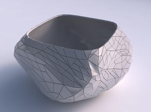 tazón de fuente la hélice caos placas casa bol los platos decoración 3d print model - Mito3D