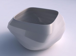 bowl helix horizontal sections house dish decor architectural decoration 3d print model - Mito3D