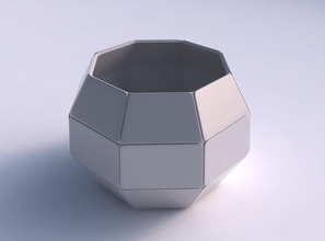 bowl spheric huge plates house decor 3d print model - Mito3D