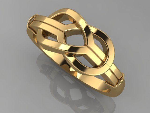 krawatte ring acessorios mode 3d matrix schmuck gold designer golddesigner jewellerydesigner juwel nashorn einfach verschmelzung trend modell ringe 3D print model - Mito3D