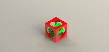 Box Illustration gestalten disjunkt Design Bild Modelle Kunst 3d print model - Mito3D
