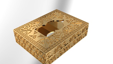 box image mosque design wealth art coin technology cash treasure jewelry other 3d print model - Mito3D