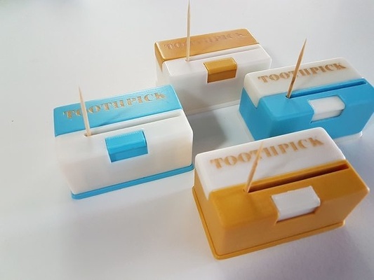 box toothpicks toothpick case home toy tooth gadget bathroom house 3d print model - Mito3D