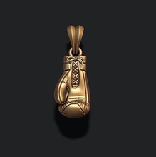 boxing gloves pendant gold jewel glove boxer everlast protex box fight punch sport arena clothes martial jewelry ring pendants 3d print model - Mito3D
