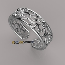 bracciale pulsera joyería joya lujo plata imprimible decoración artdesignpn liguori esposas 3d print model - Mito3D