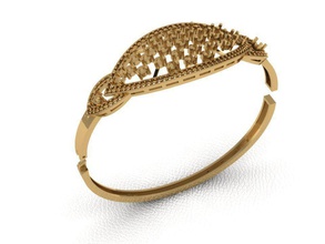 bracelet-2 bijoux le bracelet or dame jeune fille d'argent femme la femelle précieux joyau collier les bracelets 3d print model - Mito3D