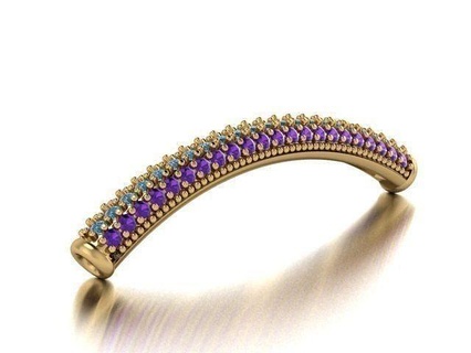 bracelet centro pulsera gioielleria splendente accessorio prezioso oro stampabile brillante braccialetto polso moda bellezza gioiello lusso moda brillante braccialetti 3d print model - Mito3D