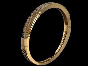 bracelet jewelry luxo joalheria pulseira ouro imprimível gema david yurman prata brilhante platina chanel pulseiras 3d print model - Mito3D