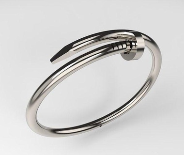 braccialetto 3d gioielleria modello stampabile oro argento diamante gemma braccialetti 3d print model - Mito3D