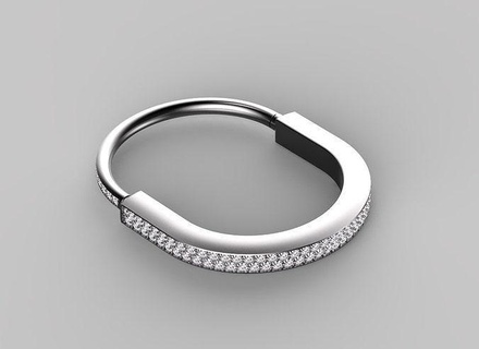 Armband Ring Gold Schmuck Diamant Tiffany Ohrringe brillant Armbänder Tifany sperren 3d print model - Mito3D