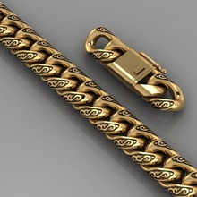 braccialetto gioielli oro argento stampabile gioiello catena bracciali la collana 3d print model - Mito3D