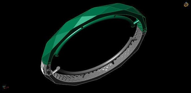 pulseira ouro joalheria pingente moda diamante Projeto imprimível colar anel brinco gema prata argolas esterlina noivado pavimentar pulseiras 3d print model - Mito3D