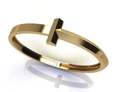 bracelet bijoux or argent diamant bague imprimable gemme Collier pendentif engagement sterling conception cubain boucle d'oreille anneaux fabrication bracelets 3d print model - Mito3D