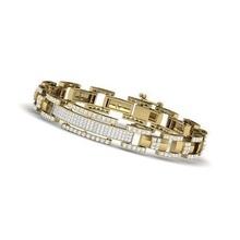 bracelet rose or diamant 3dprinted conception mode d'or bijou bijoux impression imprimable prototypage argent élégant traverser bracelets bague 3d print model - Mito3D