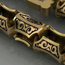 bracciale -2019 gioielli braccialetto oro argento la decorazione gemma bracciali 3d print model - Mito3D
