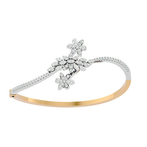 braccialetto 014 sterlina gioielleria braccialetti nozze Fidanzamento gioiello stampabile oro platino lusso splendente argento diamante 3D print model - Mito3D
