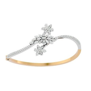 Armband 014 Sterling Schmuck Armbänder Hochzeit Engagement Juwel druckbar Gold Platin Armreif Luxus leuchtenden Silber Diamant 3d print model - Mito3D