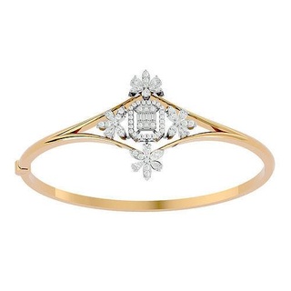 bracelet 027 sterling bijoux bracelets mariage engagement bijou imprimable or platine luxe brillant argent diamant 3d print model - Mito3D