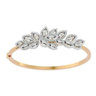 Armband 038 Sterling Schmuck Armbänder Hochzeit Engagement Juwel druckbar Gold Platin Armreif Luxus leuchtenden Silber Diamant 3d print model - Mito3D